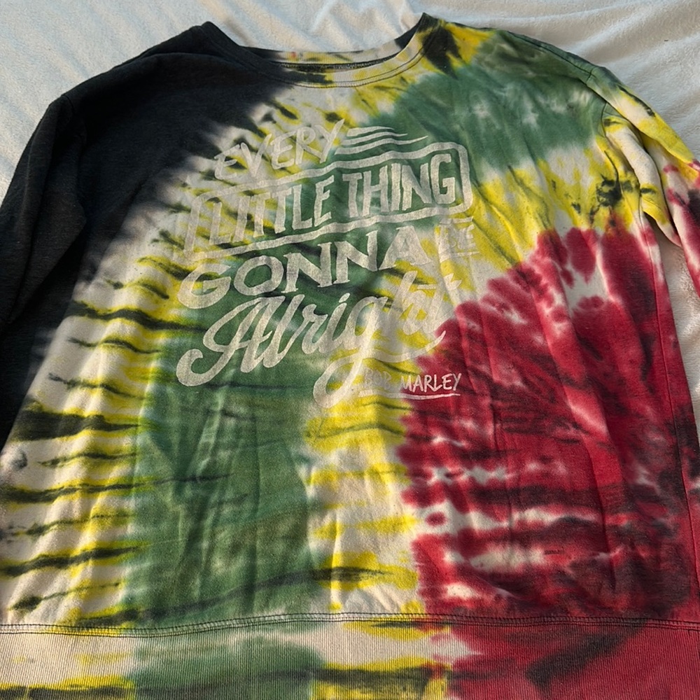 Red, black, green and yellow bob marley sweatshirt. Torrid 2